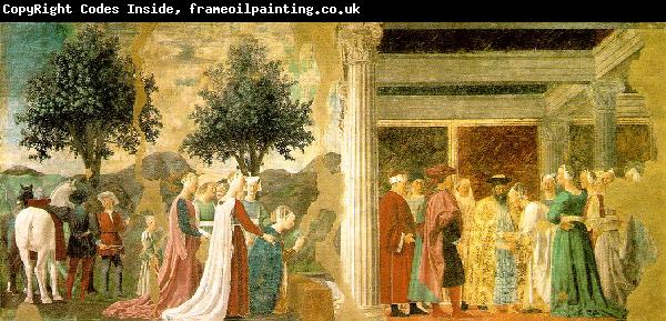 Piero della Francesca Adoration of the Holy Wood and the Meeting of Solomon and the Queen of Sheba